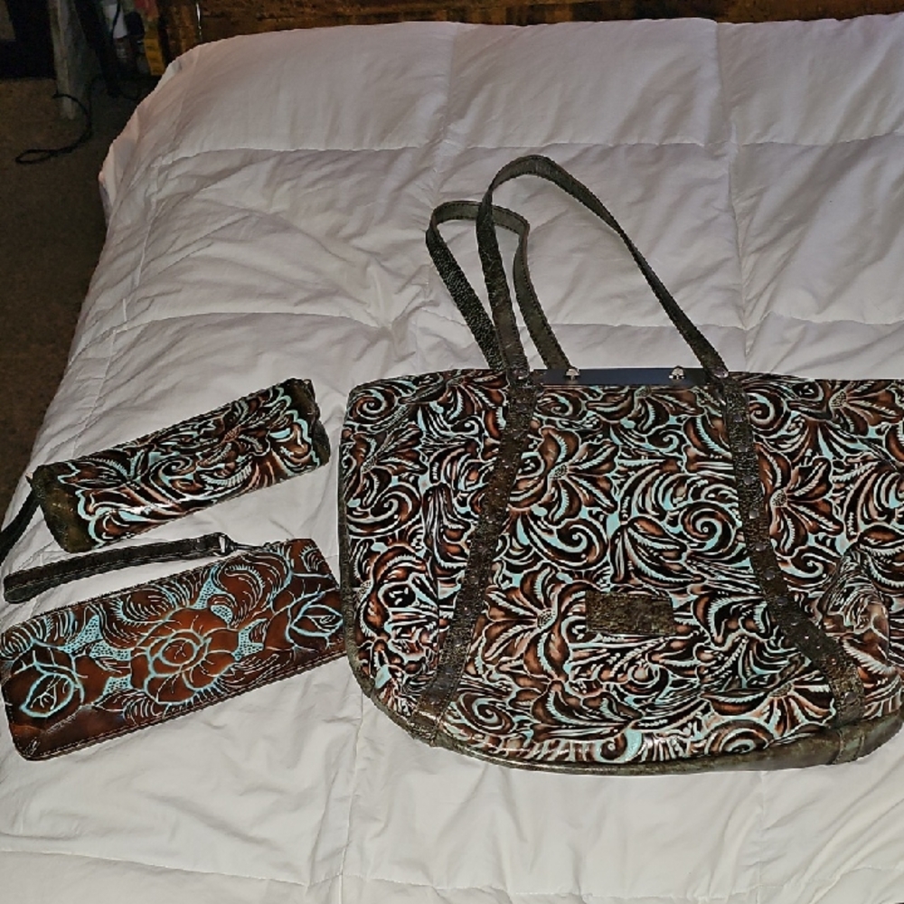 Patricia Nash Purse Bundle Set! Excellent Condition, Like New!! Gorgeous